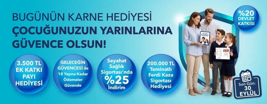 Yarınlara Özel Karne Hediyesi Kampanyası